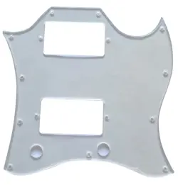 CLEAR TRANSPARENT PICKGUARD GUITAR PARTS FOR GIBSON SG STANDARD FULL FACE STYLE