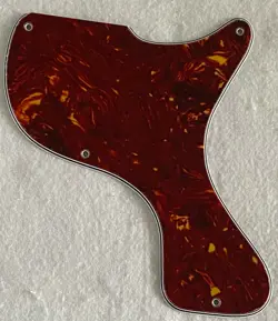 FITS GIBSON LES PAUL JUNIOR 1958 GUITAR PICKGUARD SCRATCH PLATE,RED TORTOISE