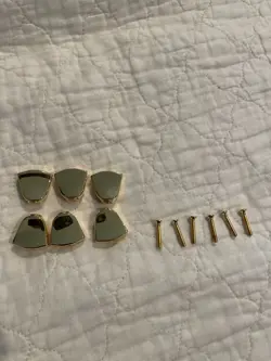 KLUSON GOLD KEYSTONE GUITAR BUTTONS FOR LES PAUL GIBSON