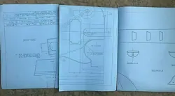 SET STANDARD GIBSON LSP GUITAR 1:1 FULL SCALE PLAN BODY/NECK/TEMPLATES STOCKED