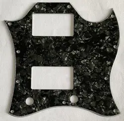 GUITAR PICKGUARD FOR GIBSON US SG STANDARD FULL FACE STYLE,4 PLY BLACK PEARL