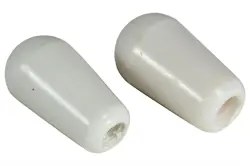 SWITCH KNOB TIP WHITE METRIC SIZES FOR SOME GIBSON EPIPHONE AND IMPORT GUITARS