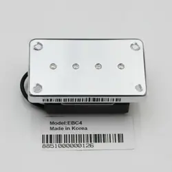 BR-01 ARTEC CHROME MUDBUCKER NECK PICKUP FOR GIBSON EB BASS 4 STRING BASS