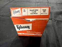 VINTAGE GIBSON ACOUSTIC GUITAR STRINGS-E OR 6TH, .056 GAUGE