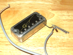 GRETSCH 1963 CHROME HI LO TRON BRIDGE PICKUP