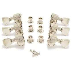 GROVER NICKEL KEYSTONE BUTTON ROTOMATIC TUNERS GIBSON/EPIPHONE GUITAR 102NK