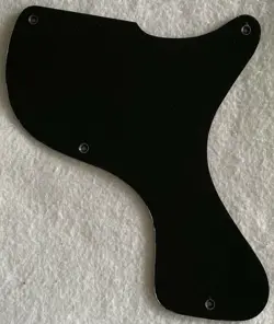 FITS GIBSON LES PAUL JUNIOR 1958 GUITAR PICKGUARD SCRATCH PLATE,1 PLY BLACK
