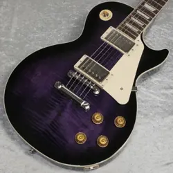 GIBSON USA/EXCLUSIVE LES PAUL STANDARD 50S FIGURED TOP DARK PURPLE BURST
