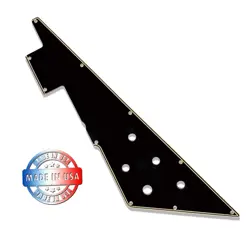 BLACK/CREAM 5 PLY WIDE EDGE PICKGUARD 2017-CURRENT SELECT GIBSON FLYING V MODELS