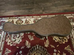 VINTAGE 1960'S OFFSET GUITAR ALLIGATOR CASE 1965 1964 1966 GIBSON HARMONY