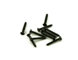 SHORT HUMBUCKER MOUNTING RING BLACK SCREWS (10) FITS GIBSON HUMBUCKER PICKUPS