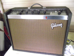 VINTAGE...GIBSON HAWK...GA-25RVT...GUITAR AMP AND COVER.