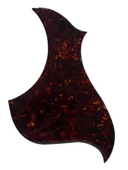 FOR GIBSON L4A ACOUSTIC GUITAR SELF ADHENSIVE PICKGUARD CRYSTAL BROWN TORTOISE