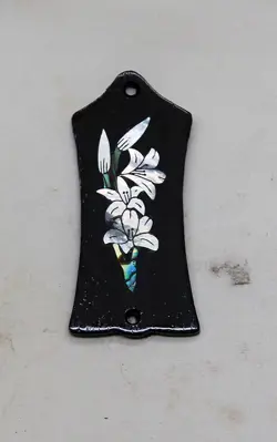 TRUSS ROD COVER WITH FLOWERS INLAY 01 WILL FIT GIBSON
