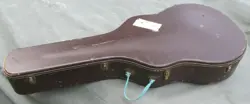 VINTAGE GATOR BROWN GIBSON ES HOLLOWBODY GUITAR VELVET LINED PADDED HARD CASE