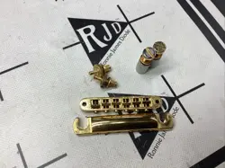 90S GIBSON USA NASHVILLE TUNOMATIC STOP TAIL GUITAR BRIDGE GOLD SCHALLER