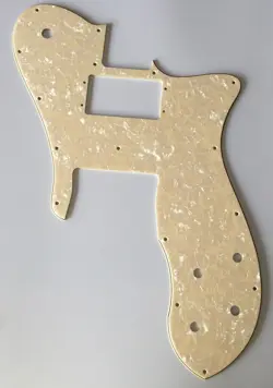 FOR US 72' TELECASTER CUSTOM GUITAR PICKGUARD WIDE RANGE , 4 PLY CREAM PEARL