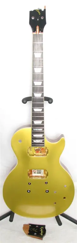 EPIPHONE INSPIRED BY GIBSON CUSTOM 1957 LES PAUL GOLDTOP REISSUE HUSK AND CASE