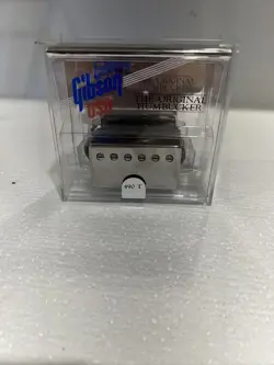 NOS GIBSON 490T BRIDGE HUMBUCKER PICKUP NICKEL COVER QUICK CONNECT