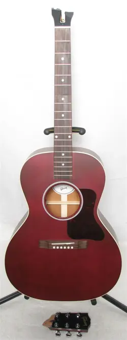 GIBSON L-00 SPECIAL ACOUSTIC ELECTRIC GUITAR WITH SOFT CASE, WINE RED