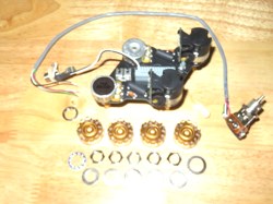 OBSIDIAN LES PAUL PUSH PULL ELECTRONIC CONTROL POTS HARNESS