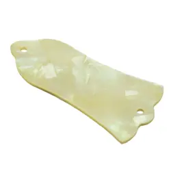 YELLOW PEARL GUITAR TRUSS ROD COVER 2 HOLE FITS GIBSON LES PAUL