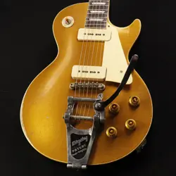GIBSON CS ML 1956 LES PAUL STANDARD GOLD TOP /BIGSBY HEAVY AGED DARK BACK 6 4182