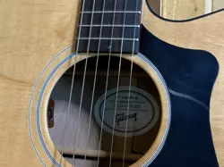 REPAIRED GIBSON  ELECTRIC ACOUSTIC GUITAR W HARD CASE G-WRITER EC MCSSGWAN NAT