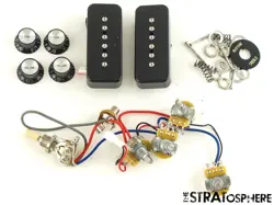 GIBSON EPIPHONE SG SPECIAL P-90 PICKUPS POTS KNOBS BLACK SG SOAPBAR P90