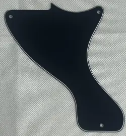 BLACK 3-PLY FOR FIT GIBSON LP JR.LES PAUL JUNIOR STYLE GUITAR PICKGUARD