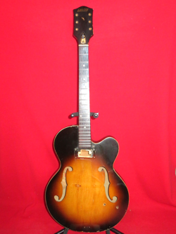 GRETSCH 1964 SUN BURST 6186 SINGLE PICKUP HOLLOW THINLINE BODY & NECK