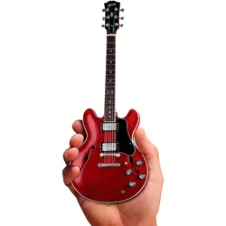 AXE HEAVEN GIBSON ES-335 FADED CHERRY OFFICIALLY LICENSED MINI GUITAR REPLICA