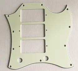 FOR GIBSON SG STANDARD 3 PICKUP STYLE GUITAR PICKGUARD 3 PLY PARCHMENT