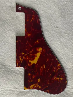 FITS GIBSON ES-335 GUITAR PICKGUARD SCRATCH PLATE SHORT,4 PLY RED TORTOISE