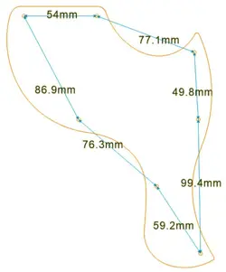 GUITAR PICKGUARD BROWN