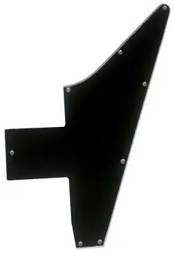 CUSTOM FOR GIBSON 76 EXPLORER RE-ISSUE STYLE BLANK GUITAR PICKGUARD,3 PLY BLACK