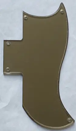 FOR 1-PLY GIBSON SG 61 REISSUE STYLE GUITAR PICKGUARD,ACRYLIC GOLD