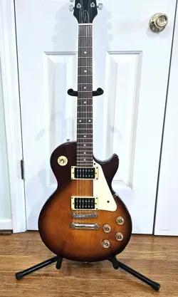 EPIPHONE BY GIBSON L P STYLE ELECTRIC GUITAR - TOBACCO BURST