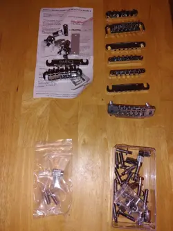 LOT OF GIBSON STYLE BRIDGES, GOTOH, BABICZ, TOM, WRAPAROUND, BUSHINGS.  NICE!