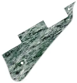 PICKGUARD PICK GUARD  COMPATIBLE WITH GIBSON LES PAUL GUITAR GREEN MARBLE