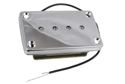 NEW - ALLPARTS HUMBUCKING NECK PICKUP FOR GIBSON BASS, CHROME COVER