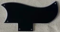 CUSTOM FOR GIBSON SG 61 REISSUE STYLE GUITAR PICKGUARD 4-PLY BLACK
