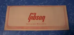 VINTAGE 1980S GIBSON WARRANTY CARD LES PAUL /DLX