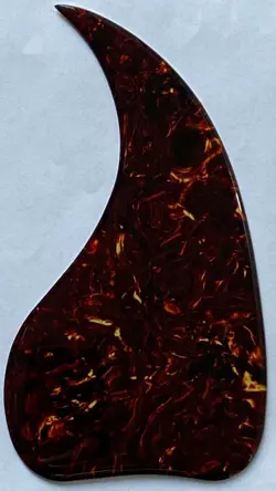 ACOUSTIC GUITAR PICKGUARD CRYSTAL SELF ADHESIVE SHEET FOR GIBSON J45,BROWN