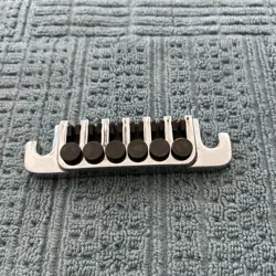 80S GENUINE GIBSON TP6 FINE TUNING TAILPIECE CHROME