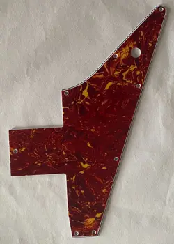 FOR GIBSON 76 EXPLORER RE-ISSUE STYLE GUITAR PICKGUARD 4PLY RED TORTOISE