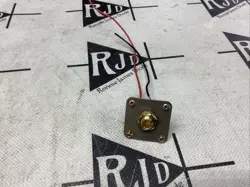 PURETONE INPUT OUTPUT JACK METAL PLATE SQUARE CURVED RELIC GOLD