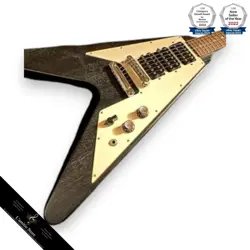 GIBSON USA FLYING V FADED 2008 ELECTRIC GUITAR 3 PICKUPS WORN EBONY