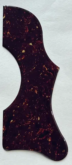 CRYSTAL BROWN PICKGUARD FIT GIBSON J45 & J50 STYLE SELF ADHESIVE ACOUSTIC GUITAR
