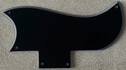 CUSTOM FOR GIBSON SG 61 REISSUE STYLE GUITAR PICKGUARD 5-PLY BLACK